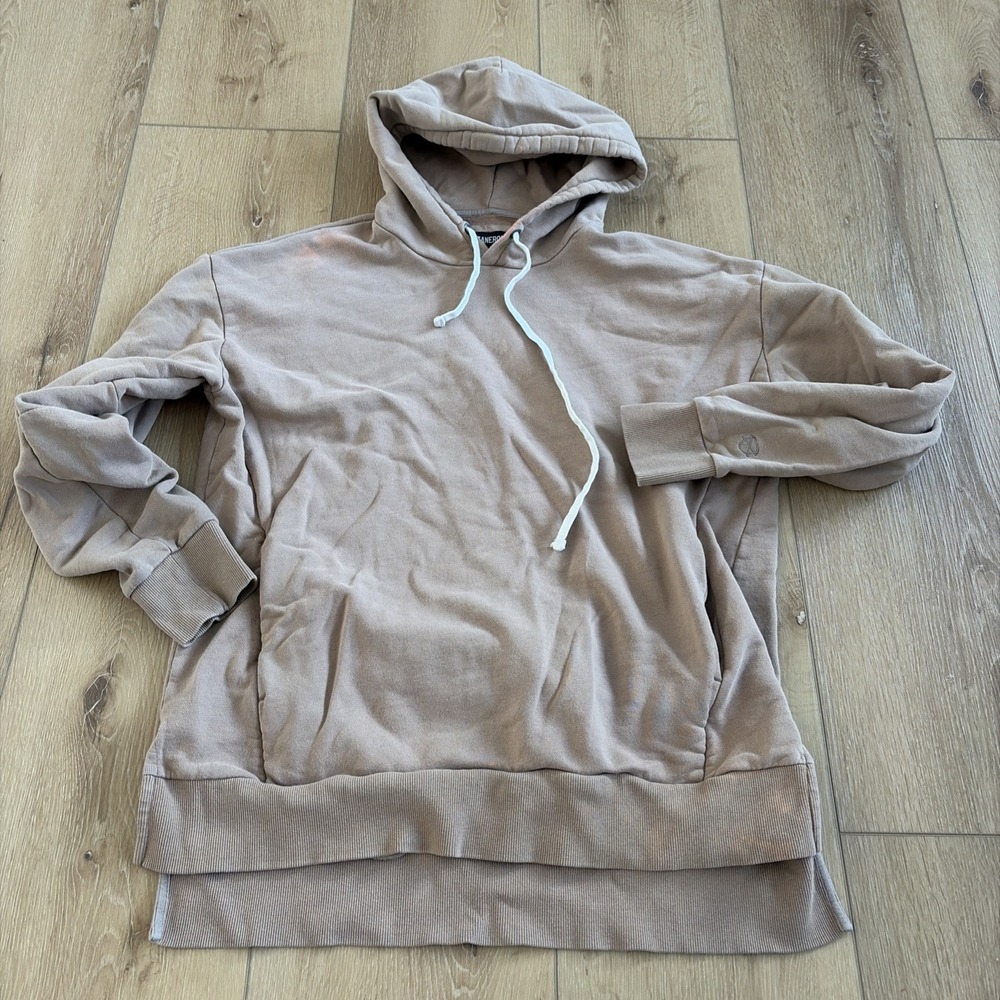 Zanerobe Mens Rugger Hoodie Large Long‎ Sleeve  Sweatshirt Znrb 03 MET READ